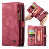 CASEME Samsung Galaxy S9 Luxe Leren Portemonnee Hoesje - Rood