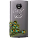 Motorola Moto G5S Hoesje Peacock World