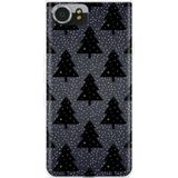 Blackberry KEYone Hoesje Snowy Christmas Trees