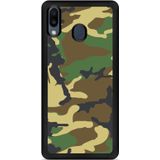 Huawei Y6 2019 Hardcase hoesje Army Camouflage Green