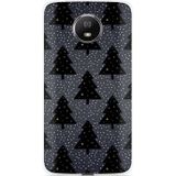 Motorola Moto G5S Hoesje Snowy Christmas Trees