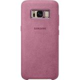 Samsung Galaxy S8 Alcantara Cover Roze