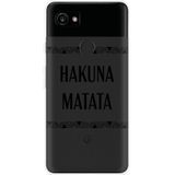 Pixel 2 XL Hoesje Hakuna Matata black