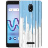 Wiko Jerry 3 Hoesje Dripping blue paint