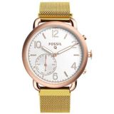 Just in Case Milanees armband voor Fossil Q Tailor Hybrid - Gold
