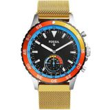 Just in Case Milanees armband voor Fossil Q Crewmaster Hybrid - Gold