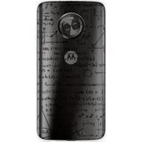 Motorola Moto X4 Hoesje Wiskunde zwart