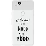Pixel 2 Hoesje Mood for Food Black