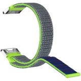 Just in Case Nylon Armbandje met Klittenbandsluiting Garmin Fenix 6 / 6 Pro - Blauw