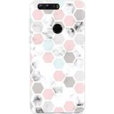 Honor 8 Hoesje Marmer Honeycomb