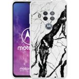 Motorola One Zoom Hoesje Marmer Design