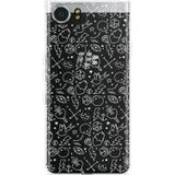 Blackberry KEYone Hoesje Tattoo wit
