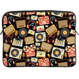 Laptop Sleeve 17 inch Universeel - Retro Patroon