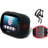 DIFRNCE MP1861 Sport MP4-speler 4GB - Rood