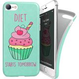 i-Paint Soft Apple iPhone SE 2020 / iPhone 7/8 hoesje - Cupcake