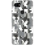 Pixel 2 XL Hoesje Pixel Camouflage Grey