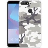Huawei Y6 2018 Hoesje Army Camouflage Grey