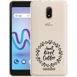 Wiko Jerry 3 Hoesje But first coffee