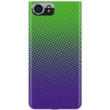 Blackberry KEYone Hoesje lime paarse cirkels