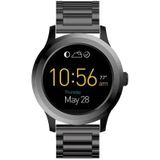 Just in Case Metalen armband voor Fossil Q Founder 2.0 - Black