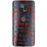 Motorola Moto X4 Hoesje I Love you