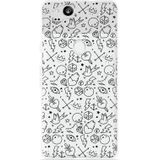 Pixel 2 Hoesje Tattoo zwart