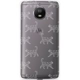 Motorola Moto G5S Hoesje Geometric Cats