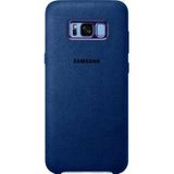 Samsung Galaxy S8 Plus Alcantara Cover Blauw