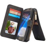 CASEME Samsung Galaxy S7 Leren Portemonnee Hoesje - Zwart