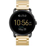 Just in Case Metalen armband voor Fossil Q Wander - Gold
