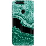 Honor 8 Hoesje Turquoise Marble Art