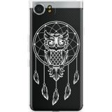 Blackberry KEYone Hoesje Dream Owl Mandala White