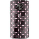 Motorola Moto X4 Hoesje Geometrisch Pink
