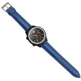 Just in Case Lederen bandje Huawei Watch 2 Sport Blauw
