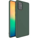 Samsung Galaxy A71 Flexibel Hoesje - Groen