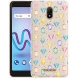Wiko Jerry 3 Hoesje Diamonds
