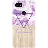 Pixel 2 XL Hoesje Color Paint Wood Art