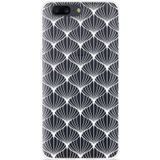 OnePlus 5 Hoesje White Abstract Pattern