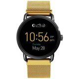 Just in Case Milanees armband voor Fossil Q Wander - Gold