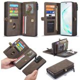 CASEME Samsung Galaxy S20 Ultra Luxe Multi Portemonnee Hoesje Coffee