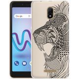 Wiko Jerry 3 Hoesje Leeuw Mandala