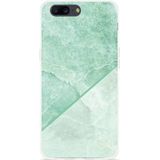 OnePlus 5 Hoesje Green Marble