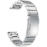 Just in Case Garmin Fenix 6S / 6S Pro Metalen armband - Zilver