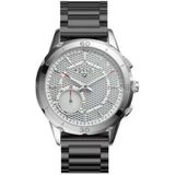 Just in Case Metalen armband voor Fossil Q Modern Hybrid - Black