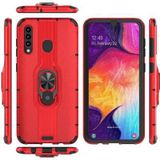 Samsung Galaxy A20 Ring Holder Rugged TPU Case - Rood