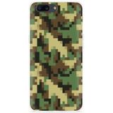 OnePlus 5 Hoesje Pixel Camouflage Green