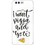 Honor 8 Hoesje I Want pizza