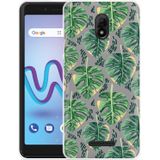 Wiko Jerry 3 Hoesje Palm Leaves Large