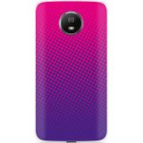 Motorola Moto G5S Hoesje roze paarse cirkels