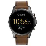 Just in Case Lederen armband voor Fossil Q Marshall - Brown